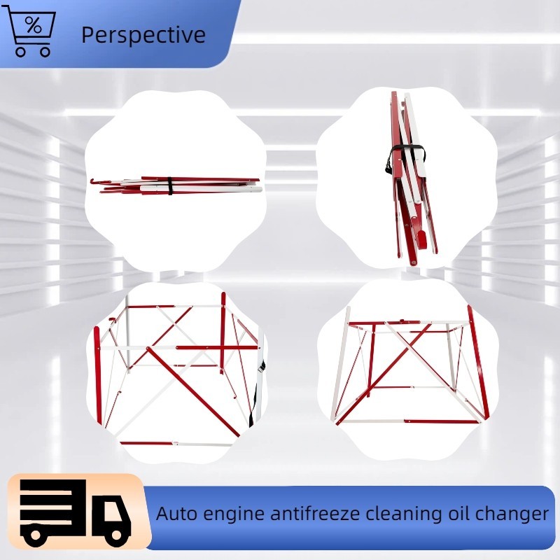 41.3″*41.3″*35″ Portable Folding Well Safety Net Retractable Road Barrier Fence