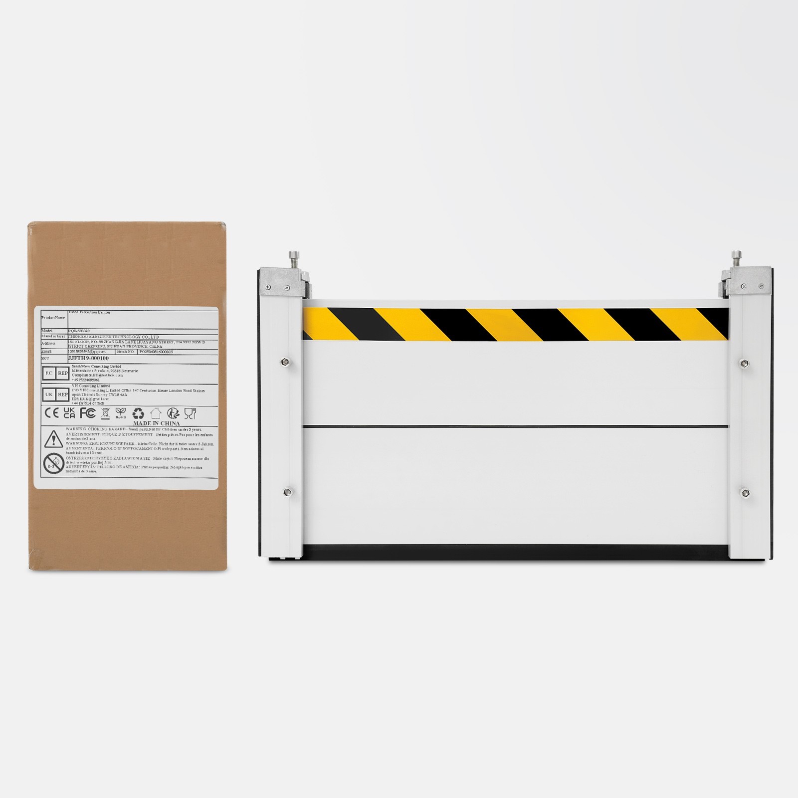 Baffle Flood Protection Barrier Reusable Flood Barrier Flood Protection Barrier
