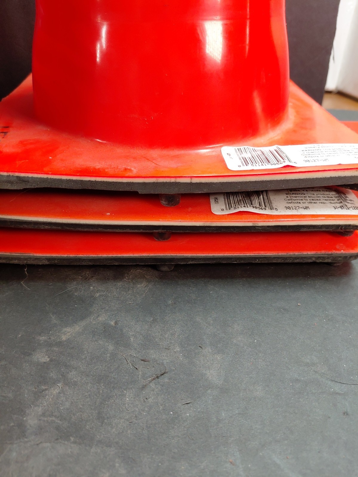 Lot Of 11 – 12″ Orange Traffic Cones Used