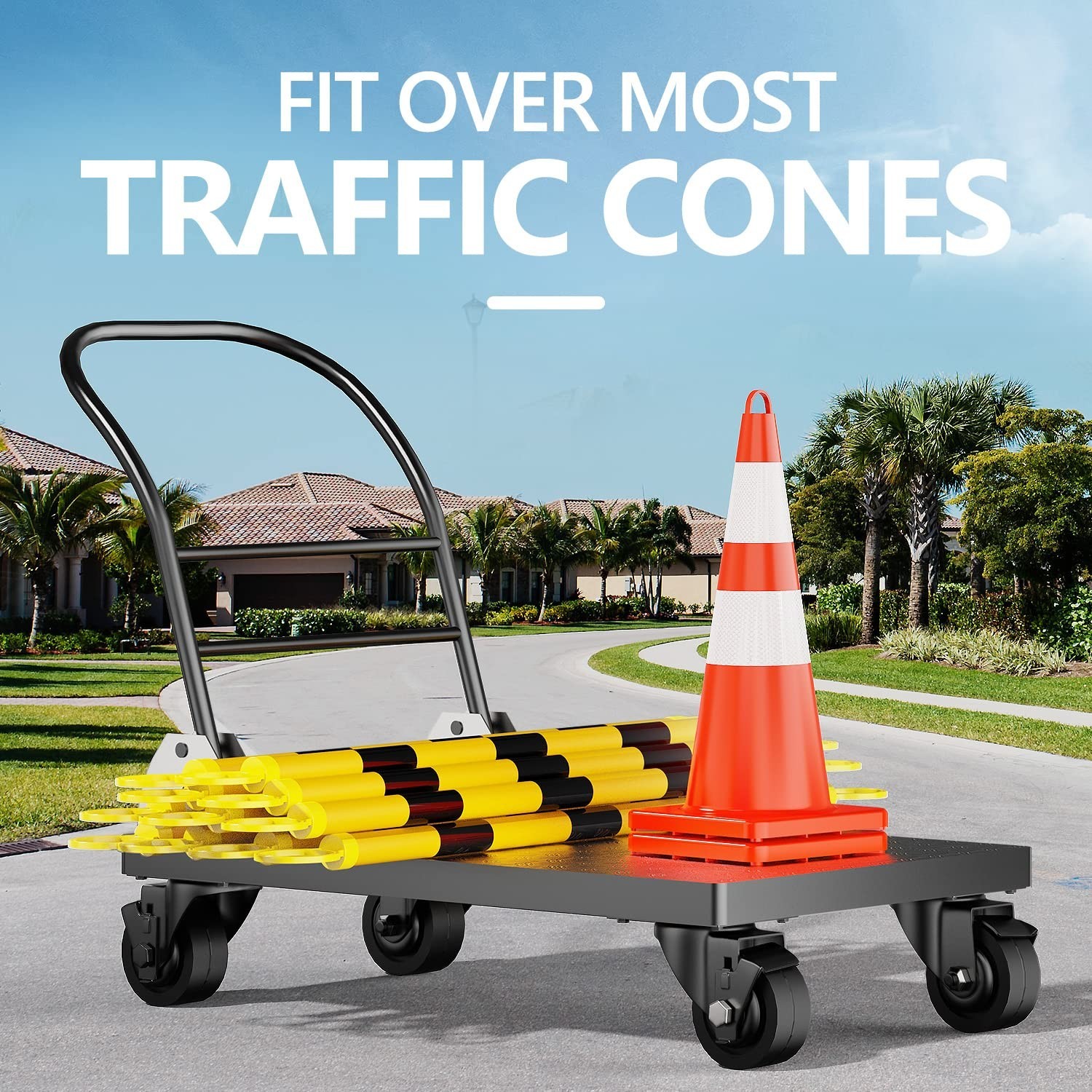 Extendable Cone Bar for Traffic Safety