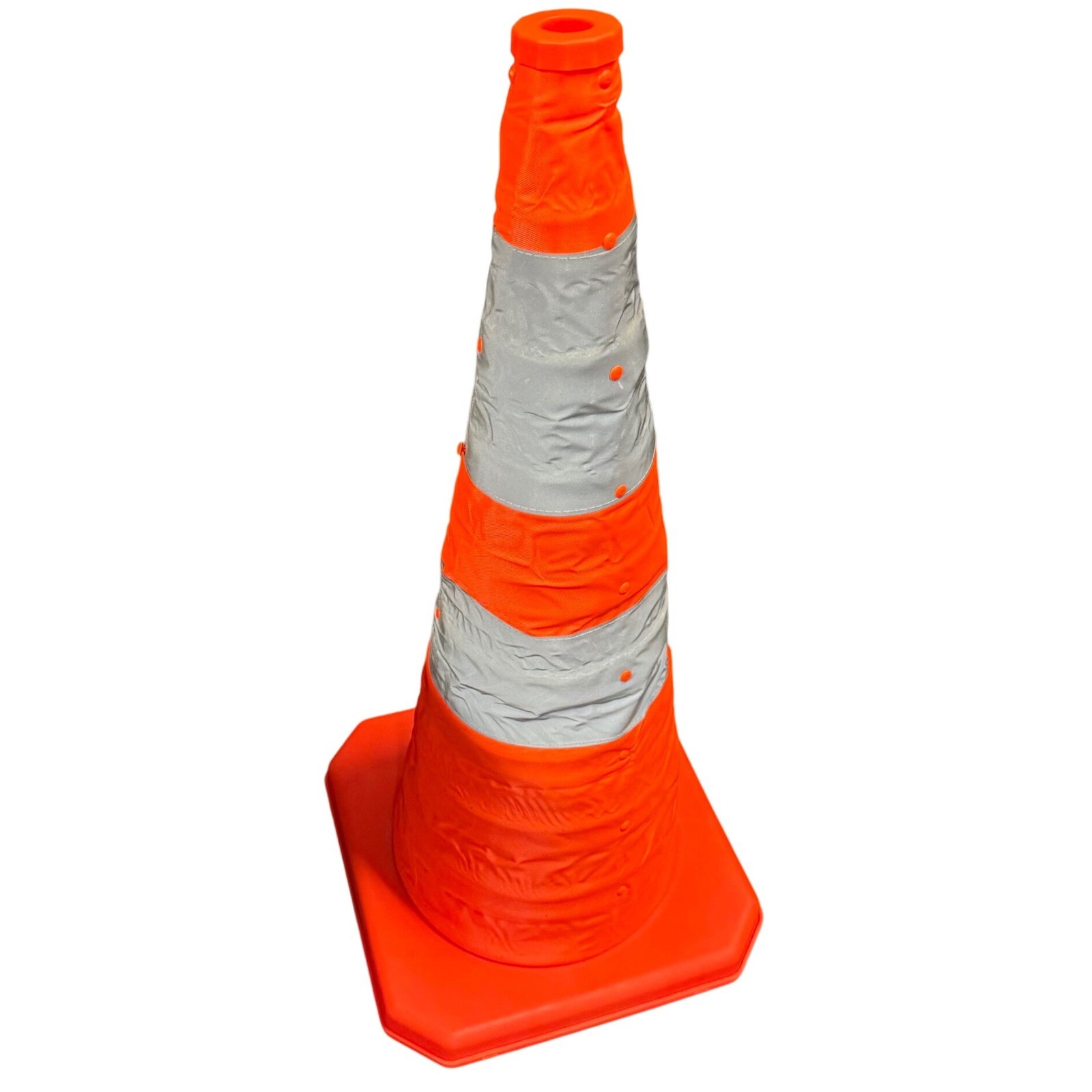 Collapsible Traffic Cone 28 Inch Pop Up Reflective Safety Cone lot of 2