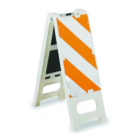 N-Cade Barricade, Polypropylene, Engineer, 36 In Height, 36 In Length, 13 Lb,