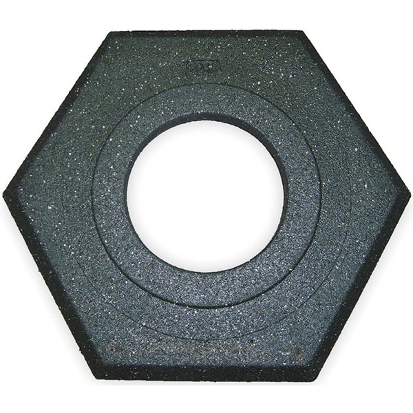 Recycled Rubber Base (For 0375216CSP), Black, 1/Each Safety Products