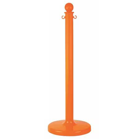 Zoro Select 96412-6 2.5″ Diameter Safety Orange Stanchion, 6 Pk, 96412-6