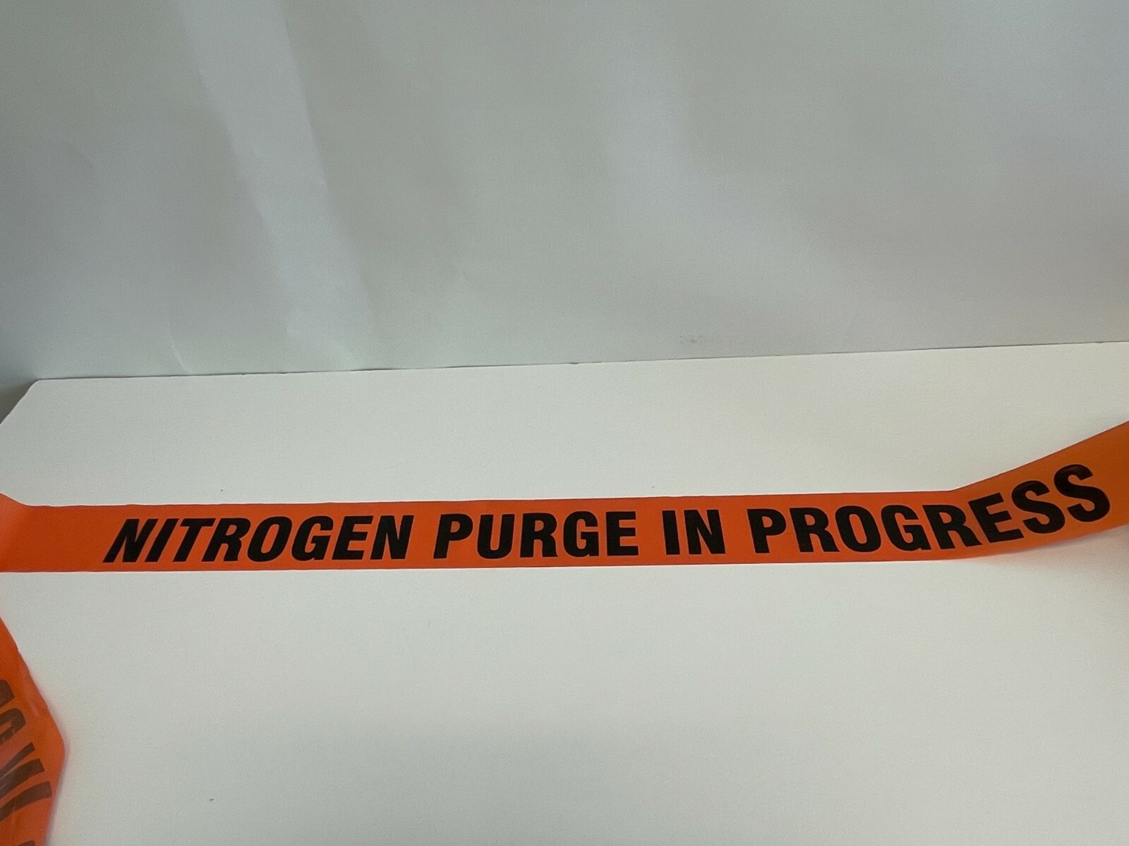 F9: 2 Rolls “Nitrogen Purge in Progress” Barrier Tape
