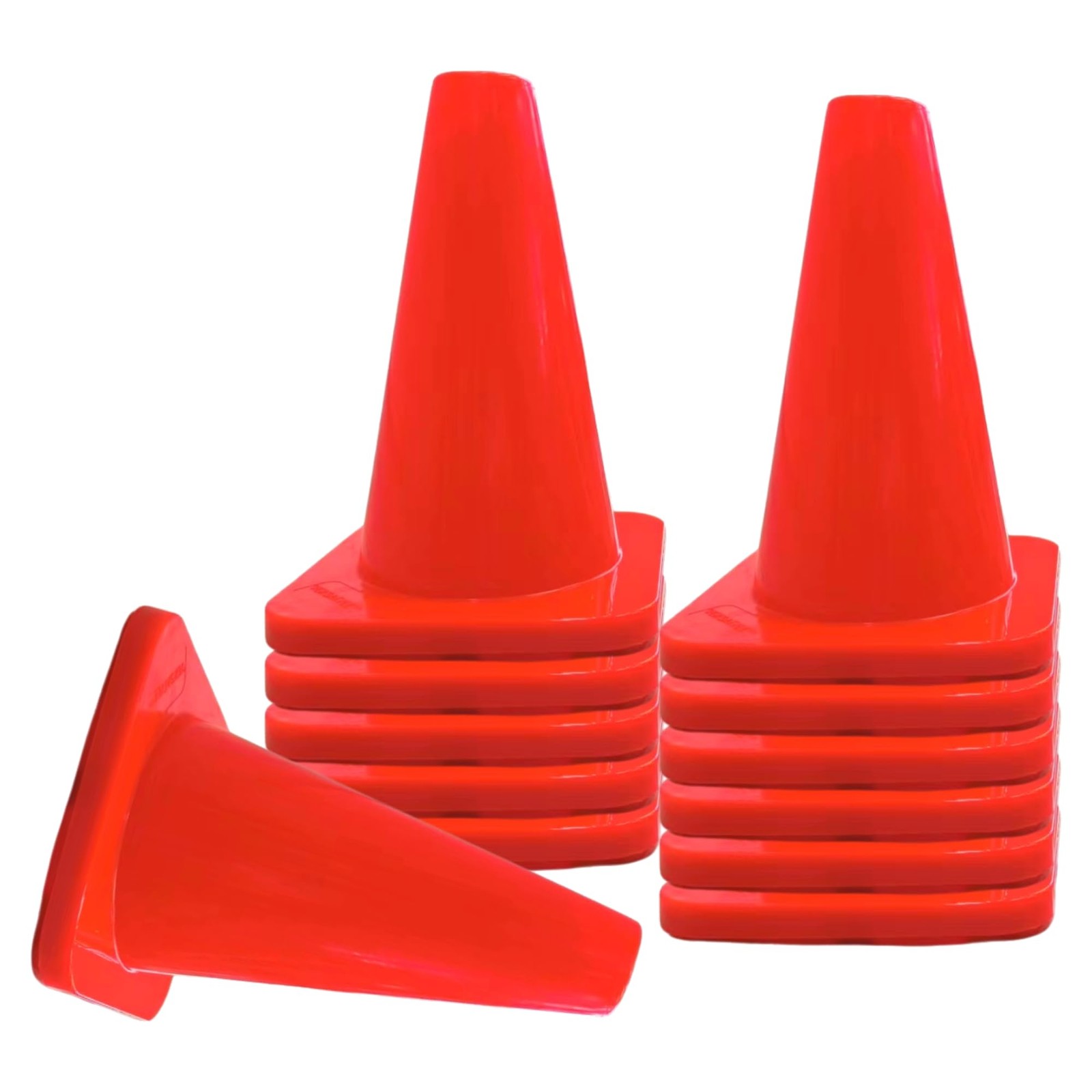 Versatyle 9in Heavy Duty Agility Training Cones for Soccer, Football, Basketb…