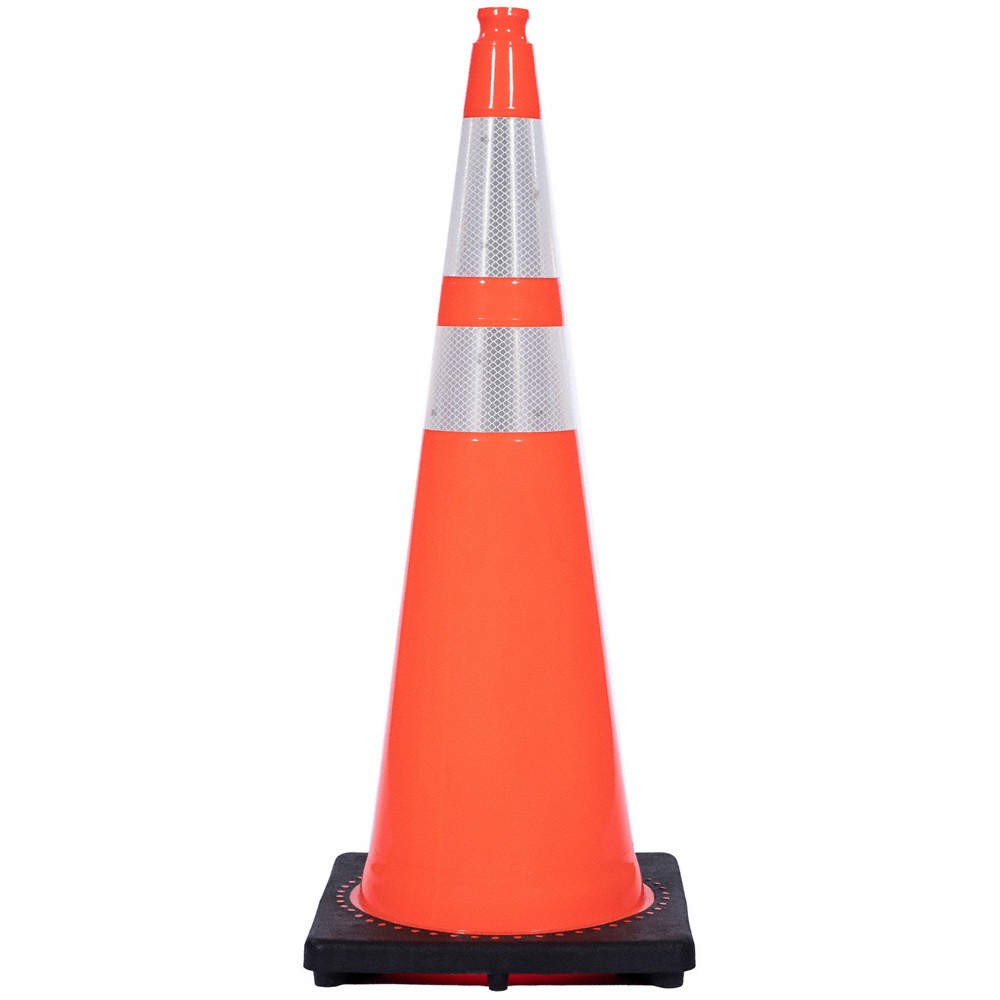 GRAINGER APPROVED RS90045CT3M64 Traffic Cone,10 lb.,Orange Cone Color 53WN84