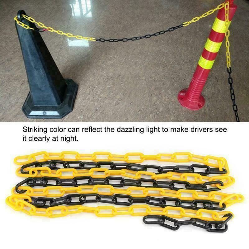 1X Crowd Control Plastic Chain Utility Safety Barrier Indoor& Outdoor new