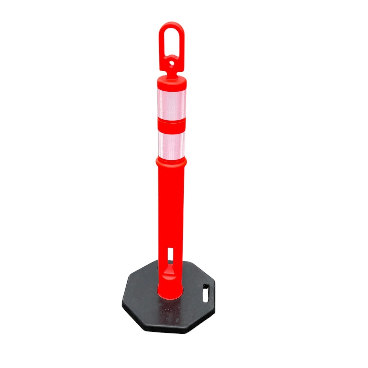 Sandbaggy 46″ Plastic Traffic Delineator Post – Reflective (Orange) – Will Call