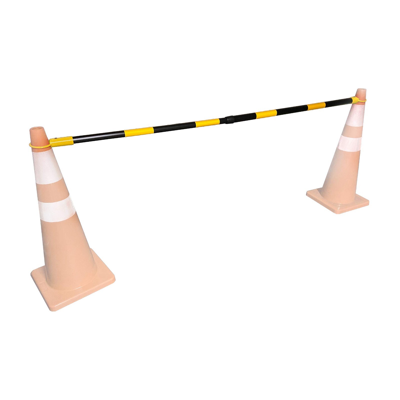 Safety Cone Retractable Bar Yellow/black Safety Cone Bar