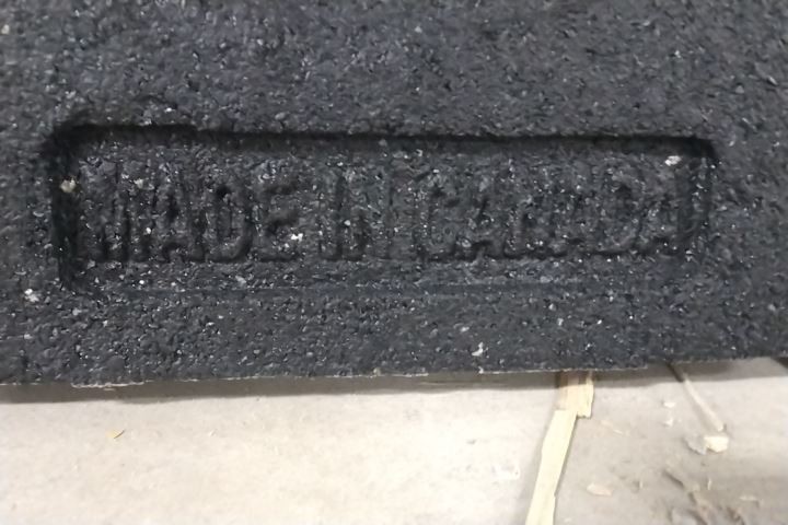 Cortina Safety Products 03-751-16 45 Pk 16 Lb Recycled Rubber Base