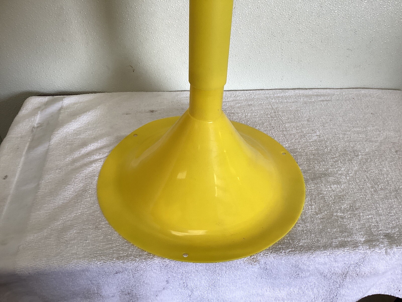 Stanchion / Crowd Control Post. No Chain. Box Of 8. Light Duty. Yellow.