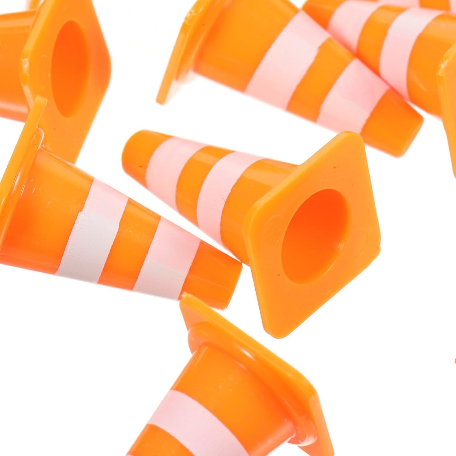 30Pcs Mini Traffic Cones, 1in Mini Cones Orange Small Roadblock Construction …