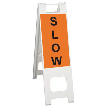 Zoro Select 150-Whlgk1133-Obeg Barricade Sign, Plastic, Engineer, 45 In