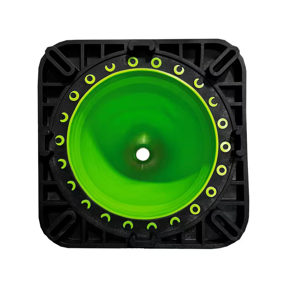 28 In. Lime Green Traffic Cone with Black Base 7 Lbs. (6-Pack)