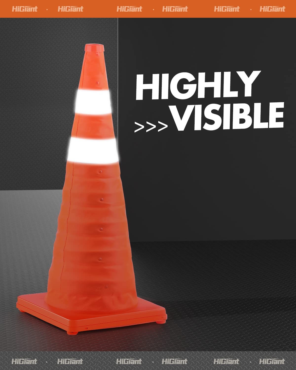 [4 Pack] Collapsible Traffic Safety Cones 28 Inch, Orange Pop-up Cones with R…