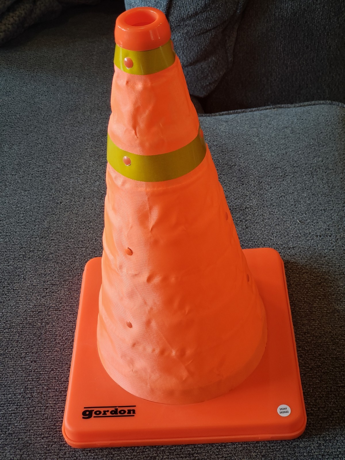 Gordon Reflective Collapsible Safety Travel Orange Cone Roadside Emergency