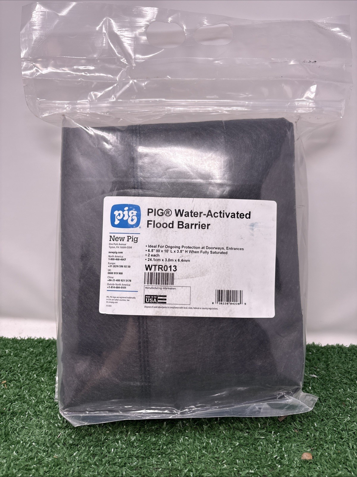 Pig Water-activated Flood Barrier WTR013