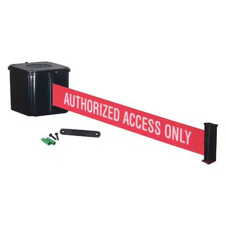 Retracta-Belt Wm412sb30-Aao-Re Retractable Belt Barrier, 30 Ft., 4In. H