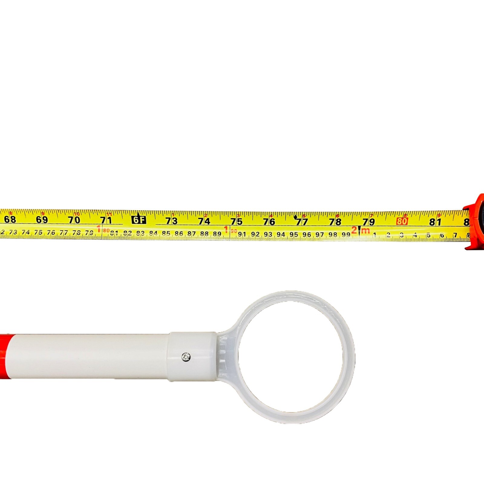OHIY Reflective Retractable Traffic Cone Bar PVC Expanding from 4ft to 6.5ft