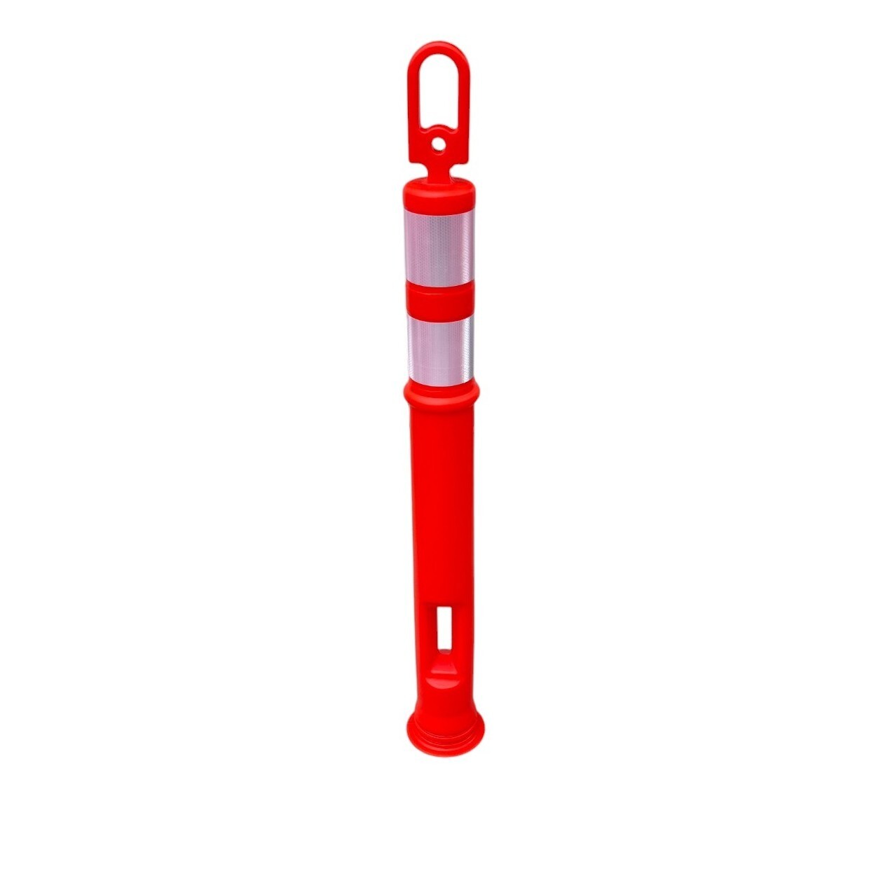 Sandbaggy 46″ Plastic Traffic Delineator Post – Reflective (Orange) – Will Call