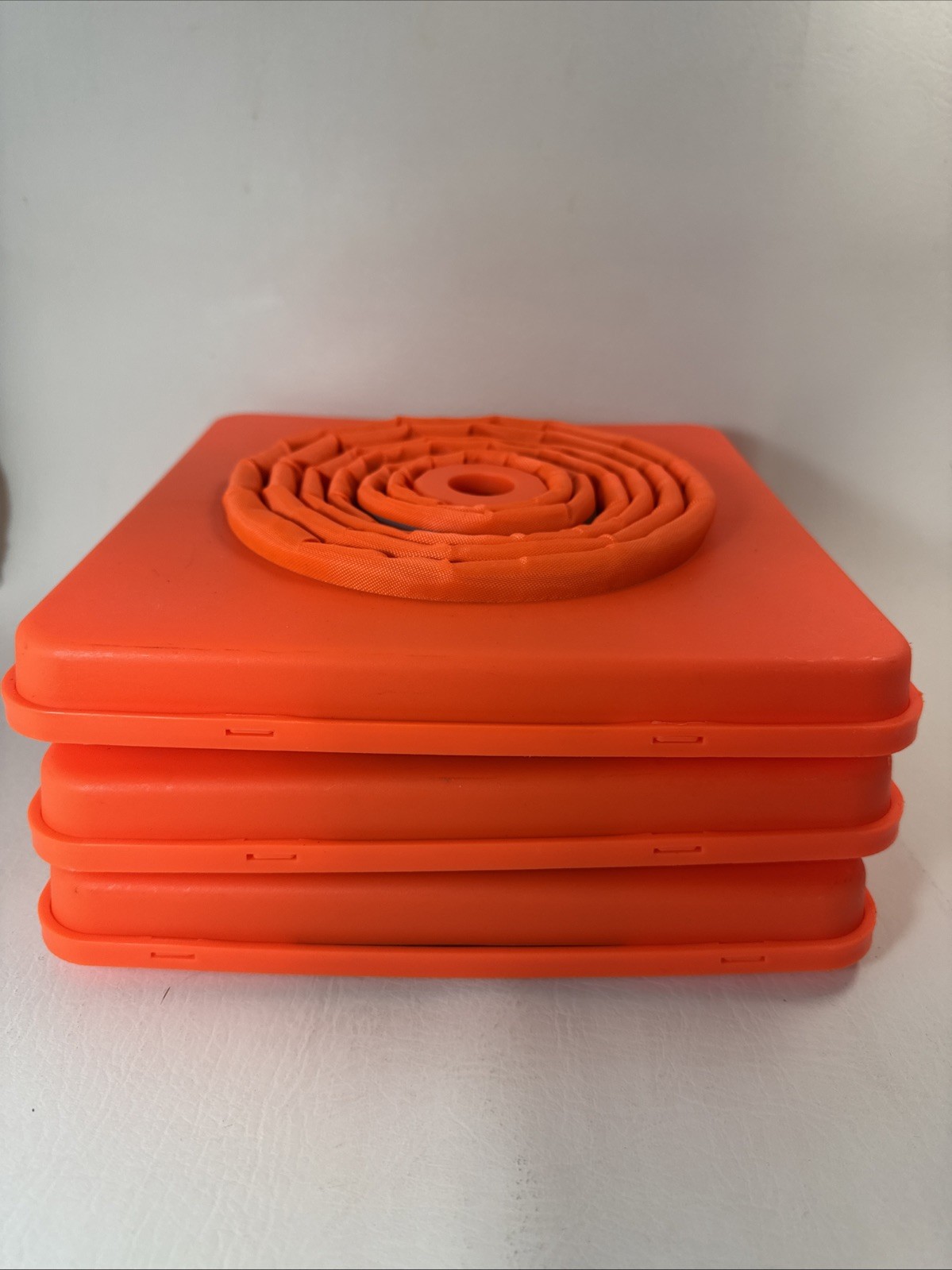 Collapsible Orange Safety Cones 16 Inch (3 Pack)- Pop-Up Parking Cones -Traffic