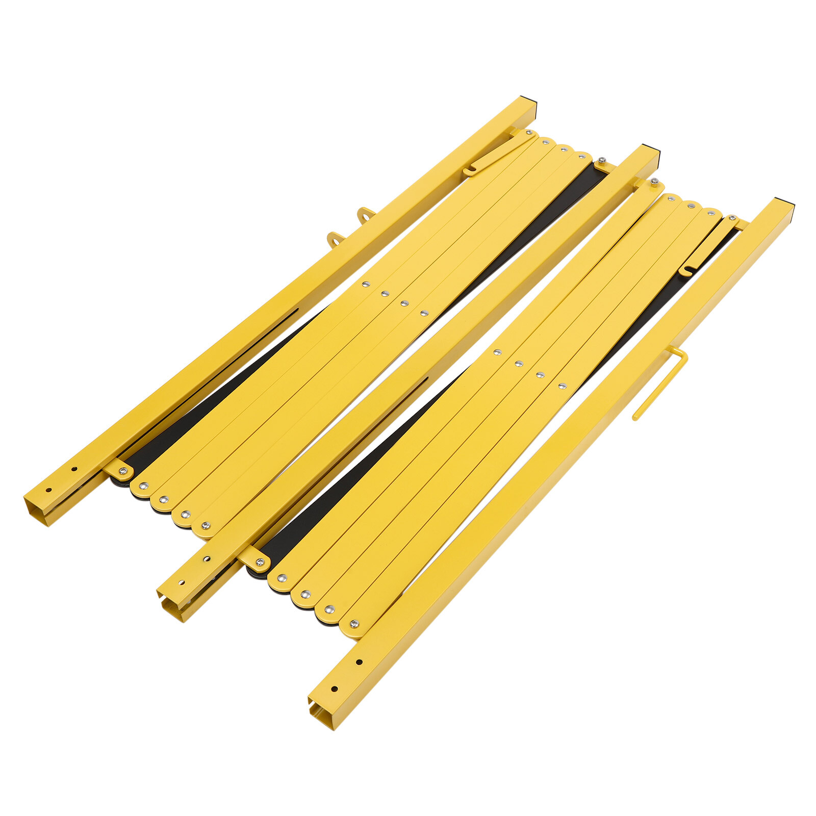 Expandable Barricade with Wheels 5 M Long Retractable Metal Traffic Gate US