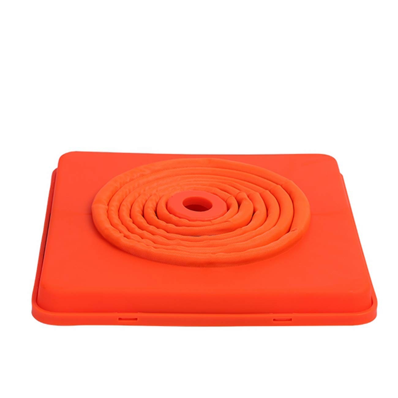Collapsible Traffic Cones 4 Pack 15.5″ Pop Up Reflective Safety Cone Orange