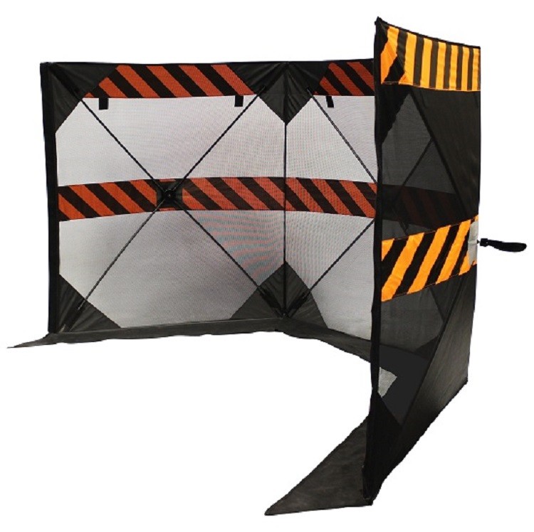 Multi-Safe, Portable Safety Barricade & Debris Containment (w/ carrying case)