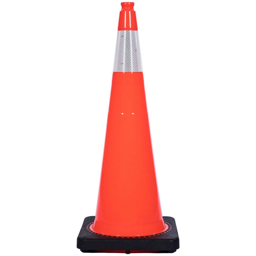 GRAINGER APPROVED RS90055CT3M6 Traffic Cone,12 lb.,Orange Cone Color 53WN75