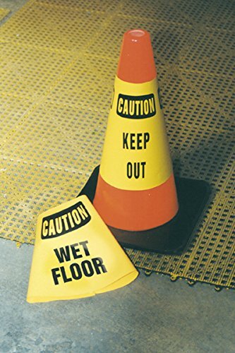 Signs FBC918E Vinyl Traffic Cone Cuff Sleeve, Legend “NO Parking” with