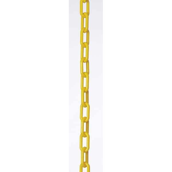 Zoro Select 30002-300 Plastic Chain, Yellow, 300 Ft Length, Gloss, 30002-300