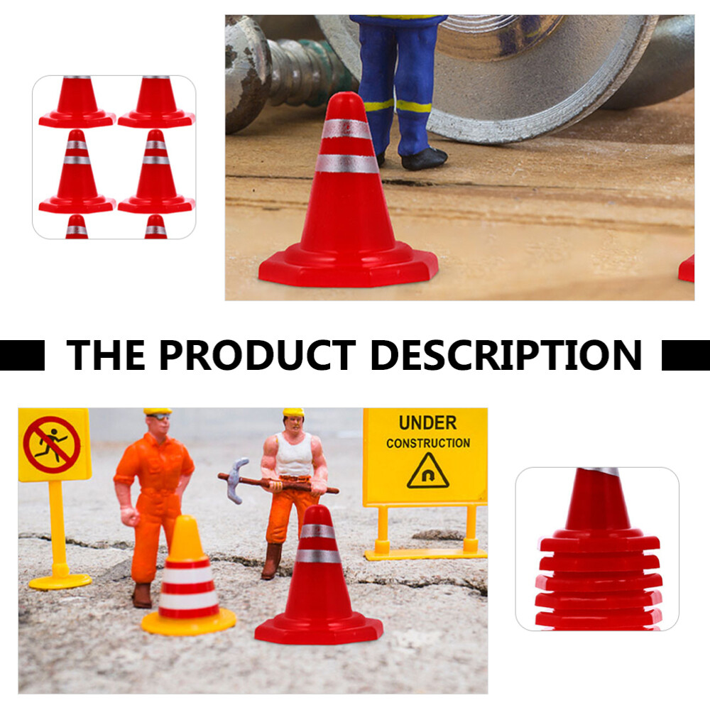 60Pcs construction cones Traffic Safety Cone toy field Marker Cones