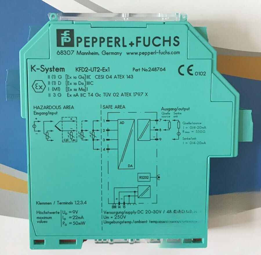 ### New In Box Pepperl+Fuchs P+F KFD2-UT2-EX1 Safety barrier Fast shipping