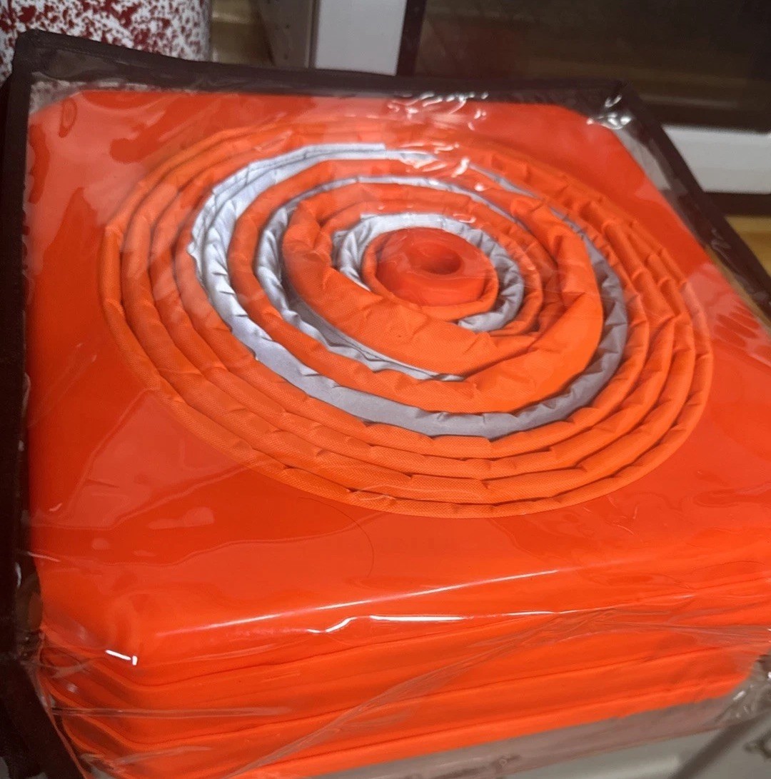 Lot Of 3 27″ Collapsible Traffic Cones Reflective Strip Safety Parking Use RV