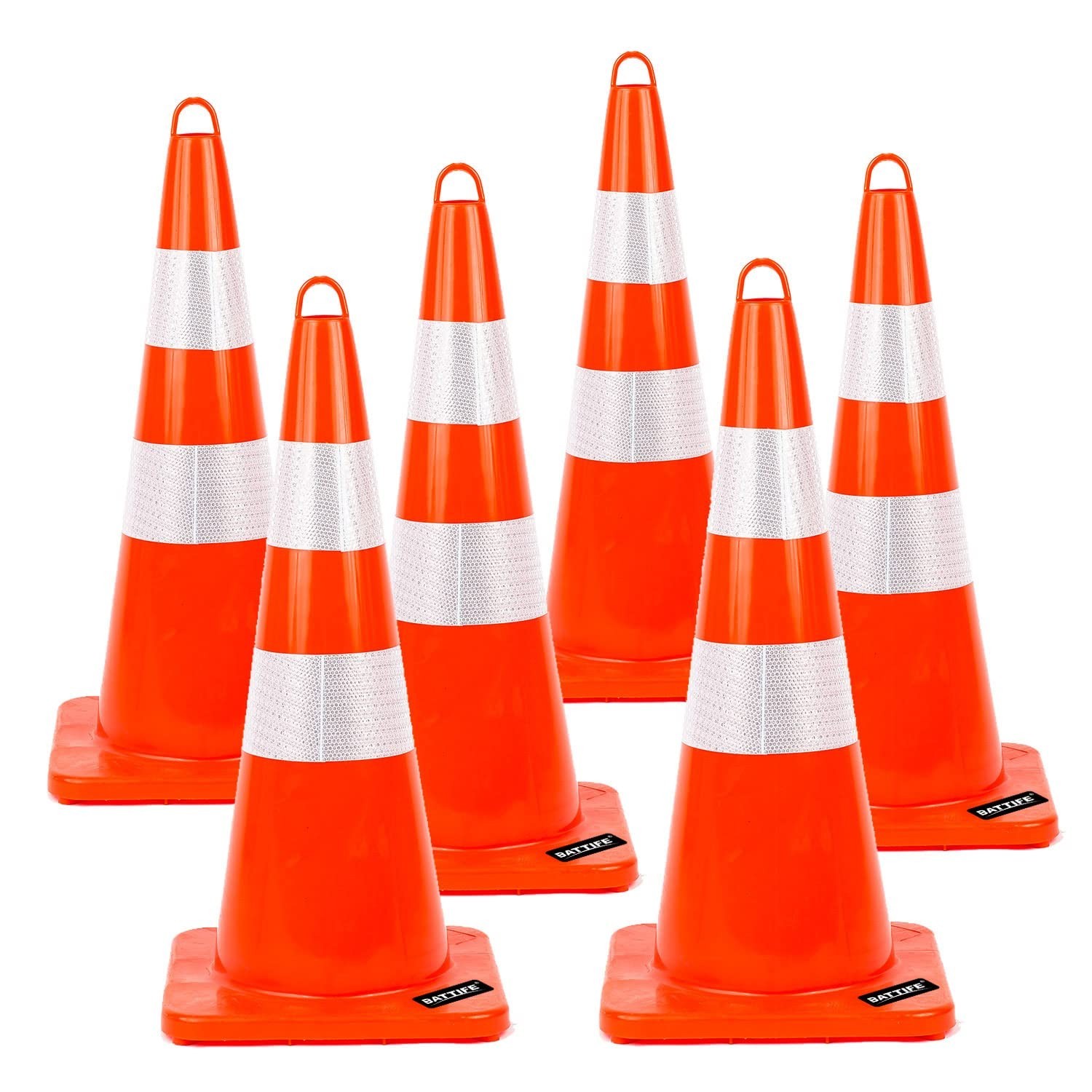 Heavy-Duty 28-Inch Traffic Safety Cones – Perfect for Construction and Control