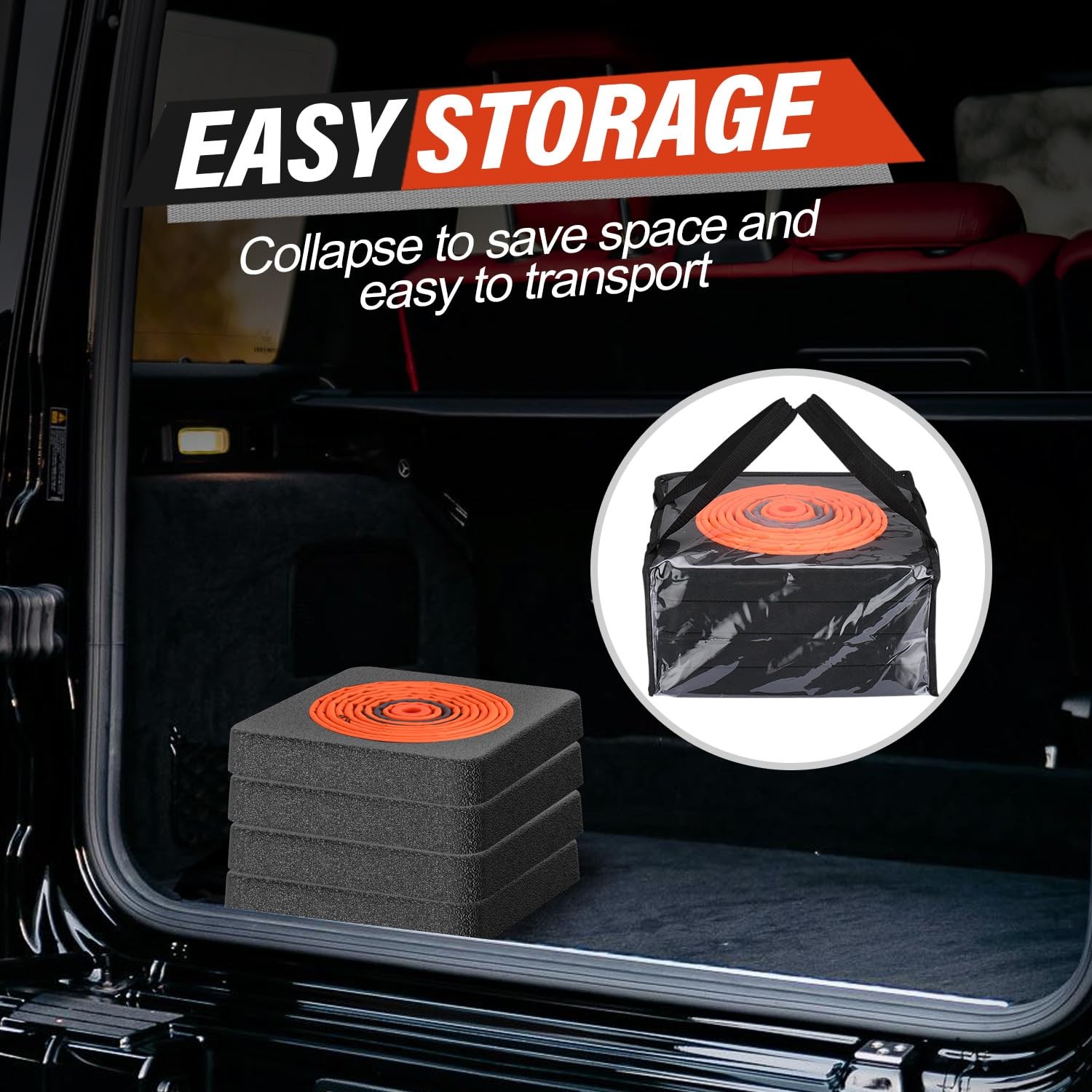 28 Inch Collapsible Traffic Safety Cones with Black Weighted Base, Constructi…