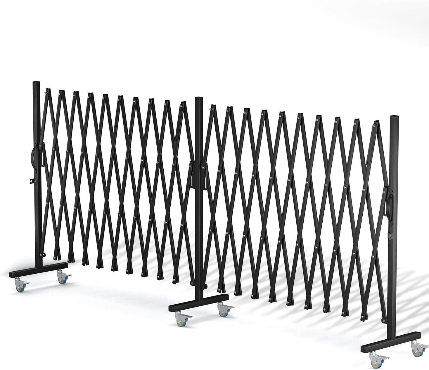 Expandable Barricade Gate Accordion Garden Yard Outdoor Indoor Portable Folding