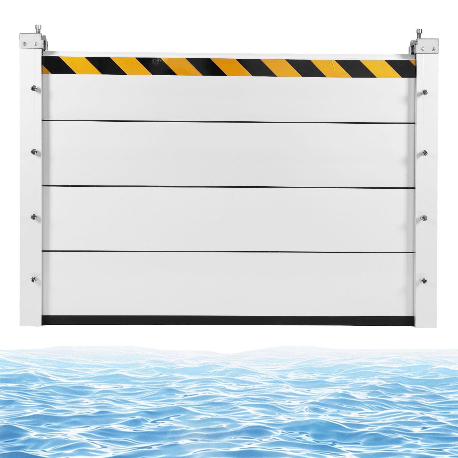 Baffle Flood Barrier Reusable Flood Baffle 120x80cm for Doors Basement Garages