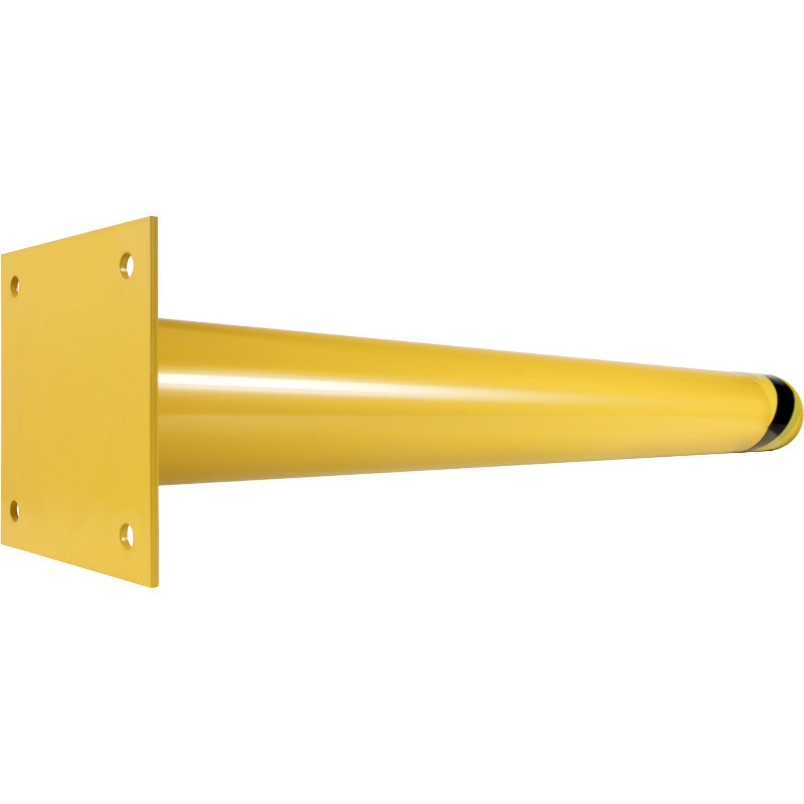Safety Bollard 36″H 4.5″D Steel Bollard Post Yellow Street Parking Signs Barrier