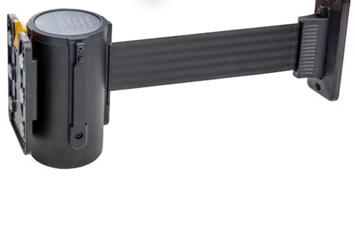 7.5 ft. Black US Weight Magnetic Wall Mount with Retractable Belt