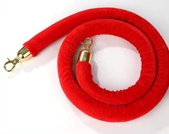 GARVEE 37″ Gold Stanchion Posts with 5ft Red Rope, VIP Line & Event Barrier Set