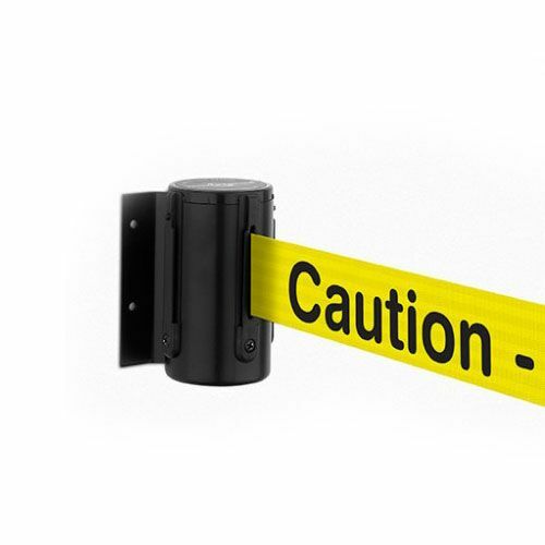 Retracta-Belt CAUTION-DO NOT ENTER Wall Mount, 10 ft. Belt Safety Barrier