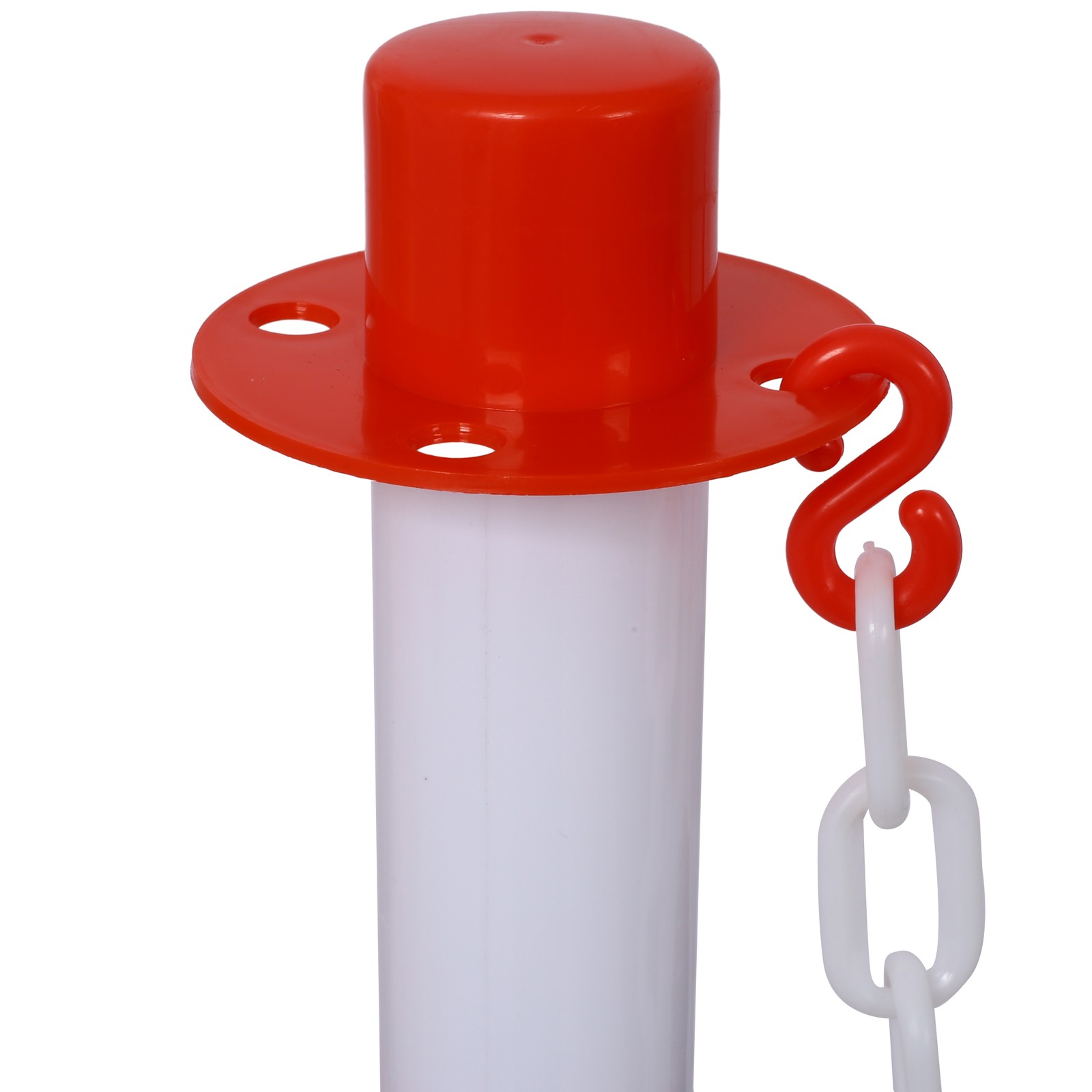 Adjustable Traffic Delineator Post Cones, 4 Pack, Traffic Safety Delineator Bar