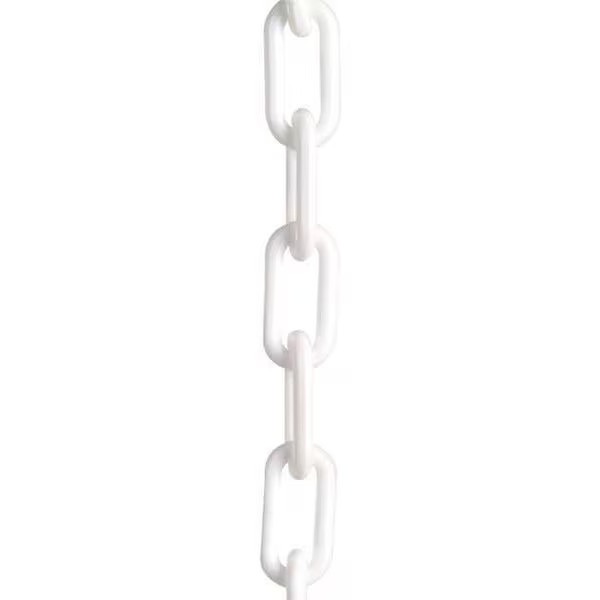 Manufacturer Varies Plastic Chain, White, 50 ft Length, Gloss 30001-50