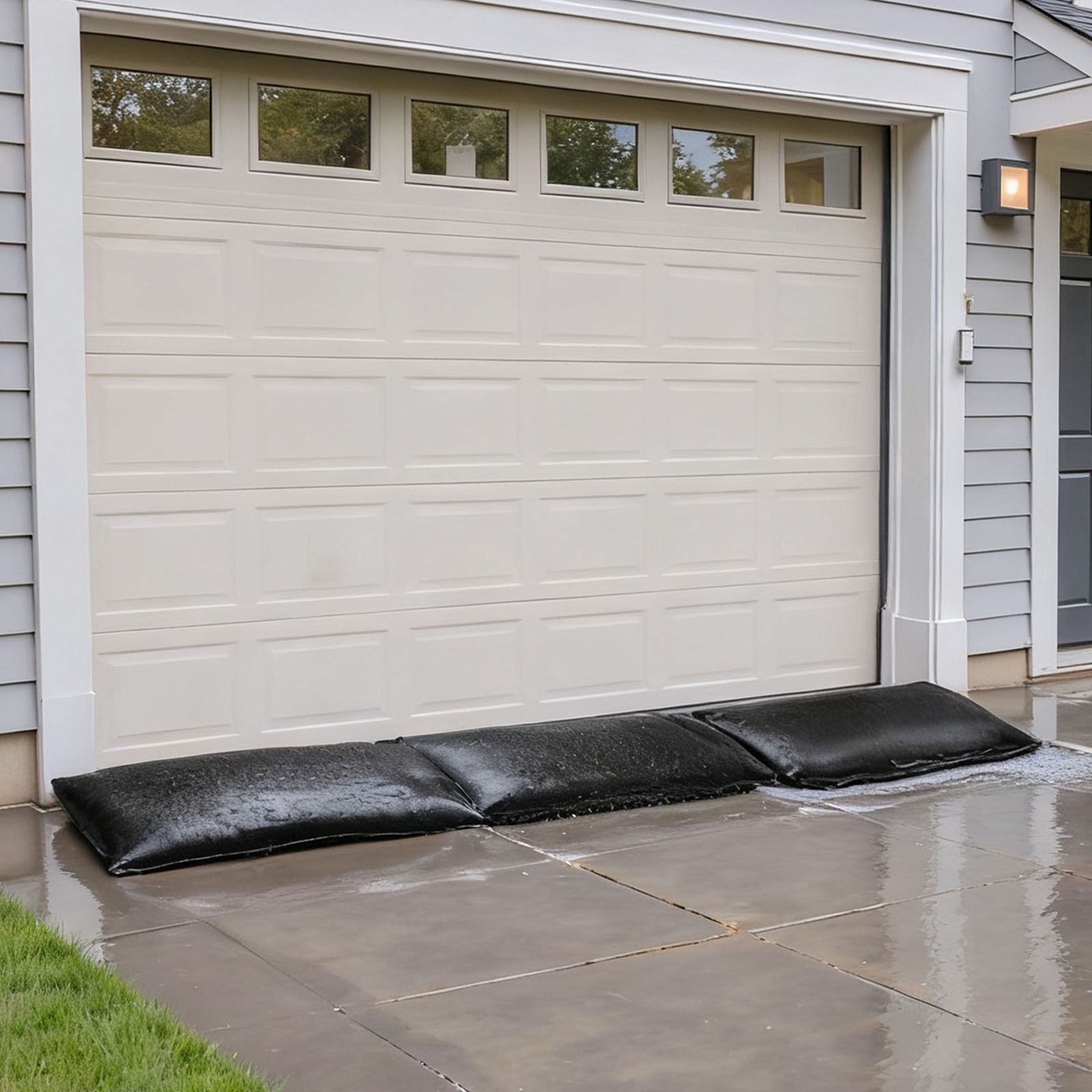 VEVOR Flood Barrier 1.4 x 2.7 ft Reusable Flood Bags Activated by Water 10 Pack