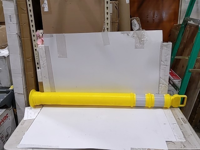 Cortina Safety Products 45 in. Yellow EZ Grab Delineator Post 3 in. Reflective