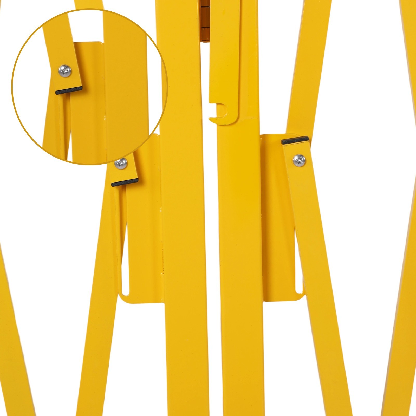 Outdoor Traffic Barricade Gate Metal Expandable 8-24FT Folding Safety Barrier US