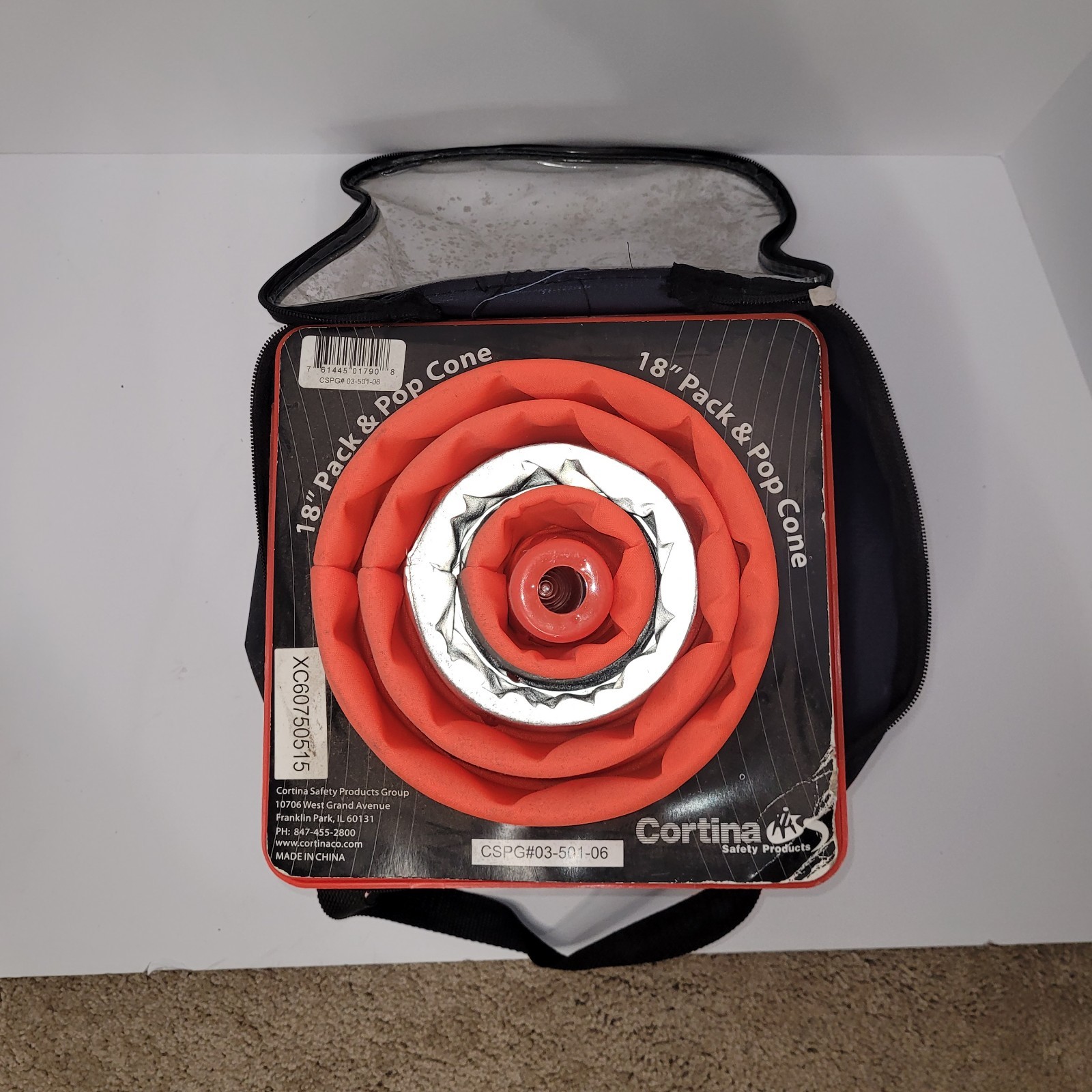 Cortina 18″ Colapsible Safety Cone