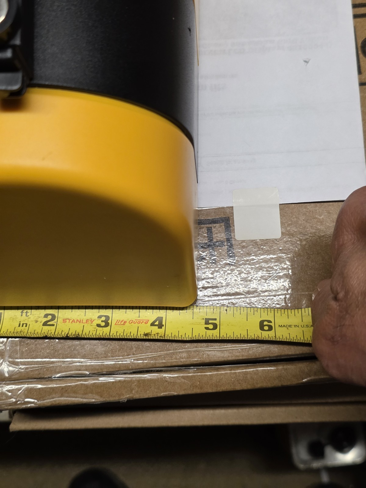 Retractable Belt Barrier / Wall Mount / Yellow / Magnetic 30 ft. Caution Belt